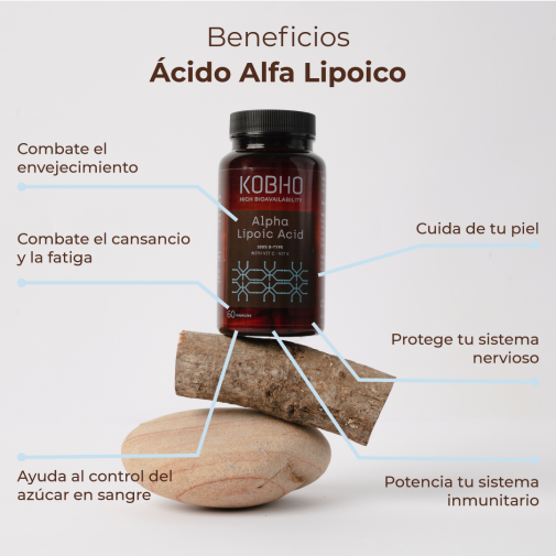 Kobho Acido Alfa Lipoico 60 Cápsulas