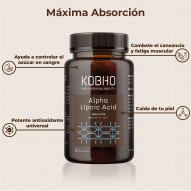 Kobho Acido Alfa Lipoico 60 Cápsulas
