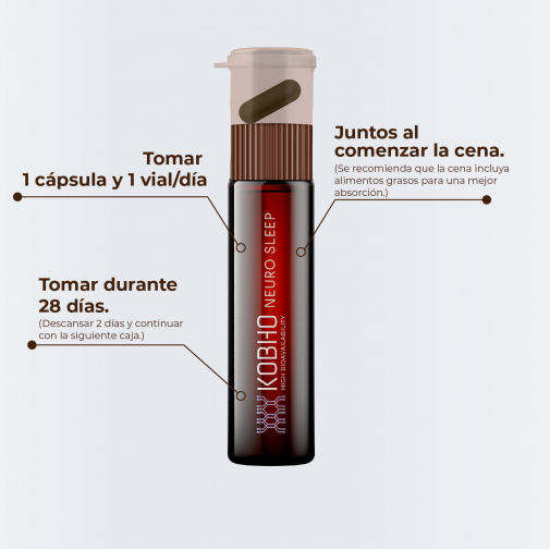 Kobho Neuro Sleep 28 Viales Y Cápsulas