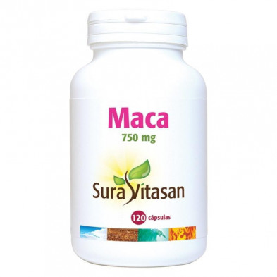 Maca 750 mg 120 Cápsulas Sura Vitasan