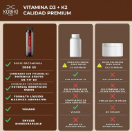 Kobho Vit D3 + K2 20 Viales