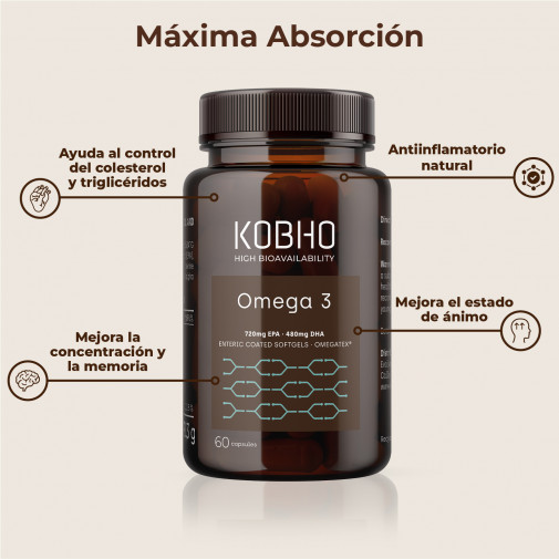 Kobho Omega 3 60 Cápsulas