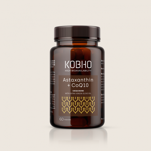 Kobho Astaxantina + Coq10 60 Cápsulas