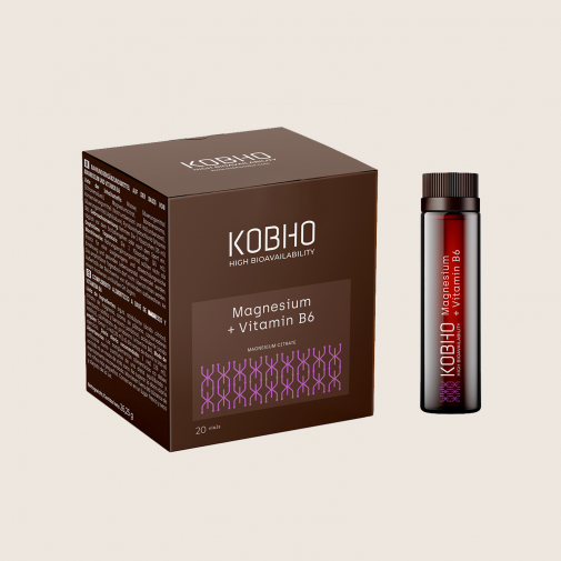 Kobho Magnesio + Vitamina B6 20 Viales Duplo