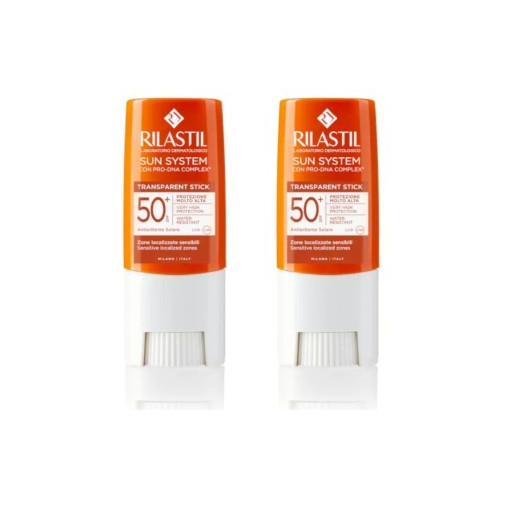 Rilastil Sun System 50+ Stick Transparente 2x8.5ml