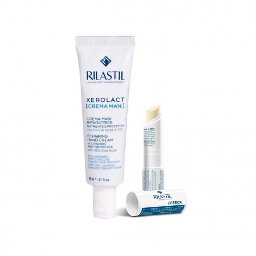 Rilastil Pack Crema Manos 30ml + Stick Labios
