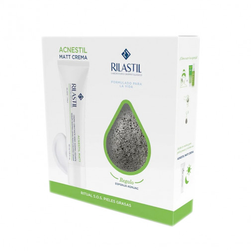 Rilastil Pack Acnestil Matt + Esponja Konjac De Regalo