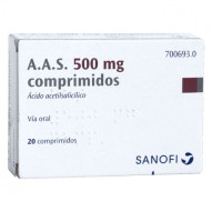 A.a.s. 500 Mg 20 Comprimidos