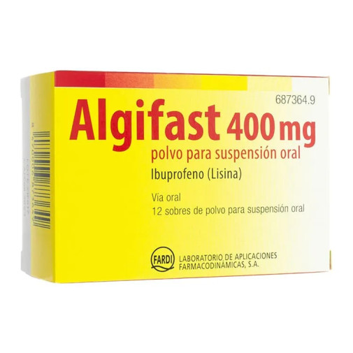 Algifast 400 Mg 12 Sobres Polvo Para Suspensión Oral