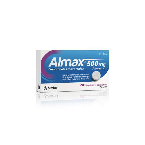 Almax 500 Mg 24 Comprimidos Masticables