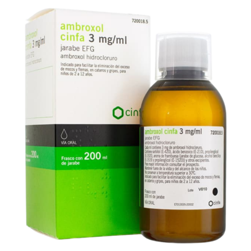 Ambroxol Cinfa 3 Mg/ml Jarabe 1 Frasco 200 Ml