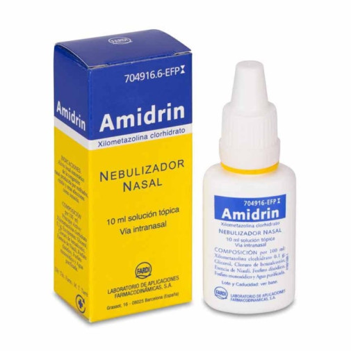 Amidrin 1 Mg/ml Nebulizador Nasal 15 Ml