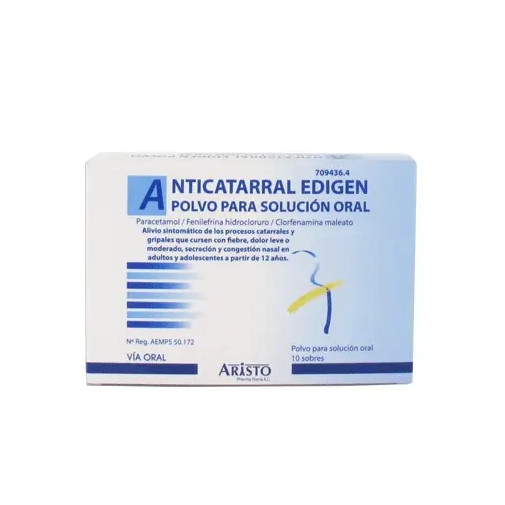 Anticatarral Edigen 10 Sobres Polvo Para Solucion Oral