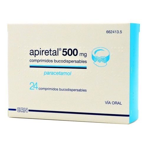 Apiretal 500 Mg 24 Comprimidos Bucodispersables