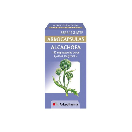 Arkocapsulas Alcachofa 150 mg 50 Cápsulas