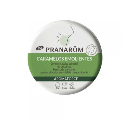 Aromaforce Caramelos Emolientes 1 Envase 45 G Sabor Menta