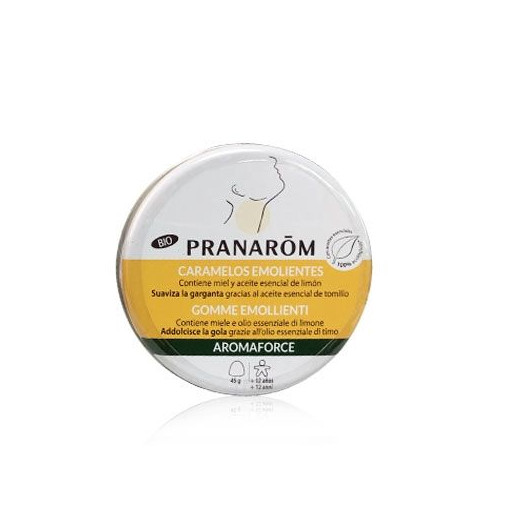 Aromaforce Caramelos Emolientes 1 Envase 45 G Sabor Miel Limon