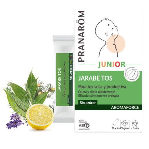 Pranarom Aromaforce Junior Jarabe Tos Bio Sobres 20 X 5 Ml