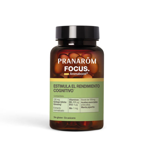 Pranarom Aromaboost Focus 60 Capsulas