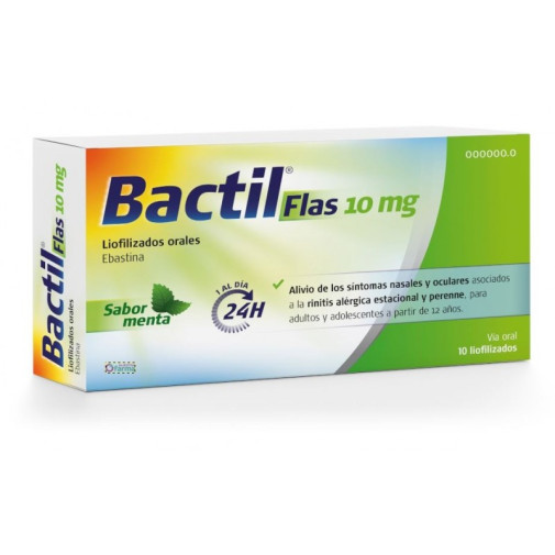 Bactil Flas 10 Mg 10 Liofilizados Orales