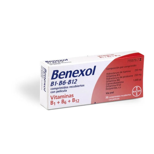 Benexol B1-b6-b12 30 Comprimidos Recubiertos