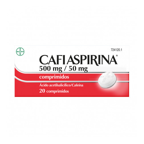 Cafiaspirina 500 Mg/50 Mg 20 Comprimidos