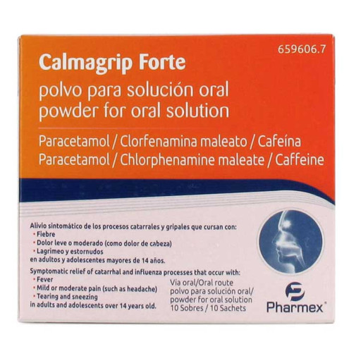 Calmagrip Forte 10 Sobres Polvo Para Solución Oral