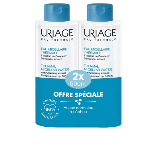 Uriage Agua Micelar Termal Pieles Normales A Secas Duplo 2x500ml