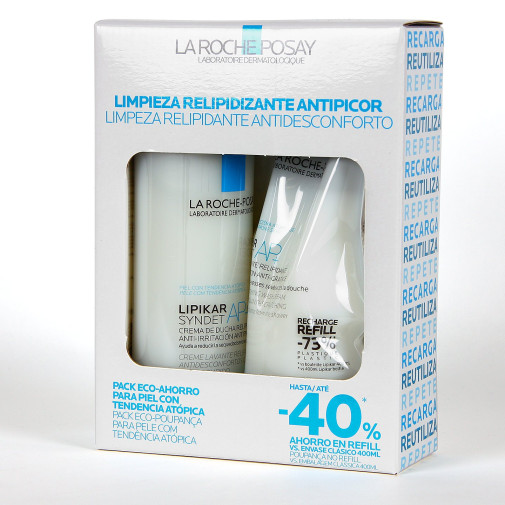 Lrp Lipikar Ap Syndent 400ml + Apm Baume 400ml