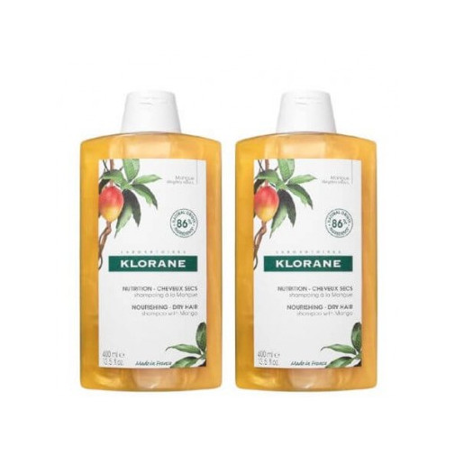 Klorane Champu Mango Pack 2x400ml