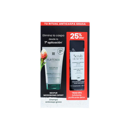 Rene Furterer Neopur Champu Caspa Grasa Exfoliante Pack