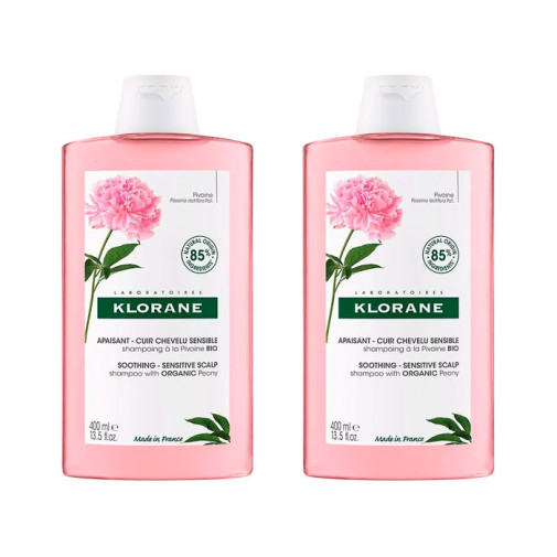 Klorane Champu Peonia 400ml Duplo