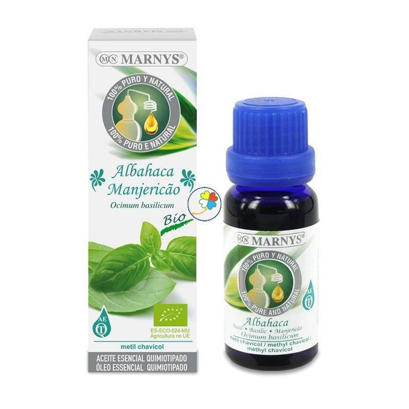 Aceite Esencial de Albahaca Alimentario 15 ml Bio Marnys