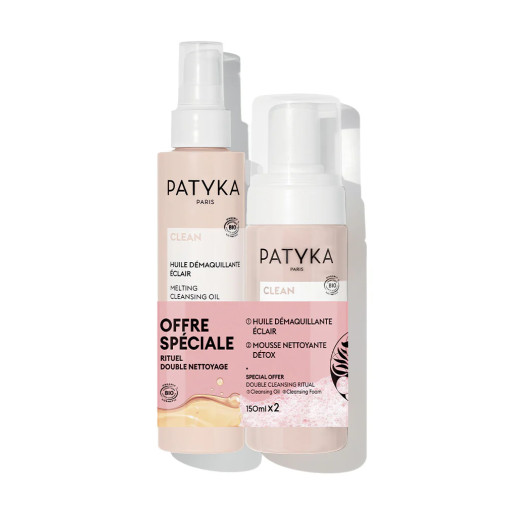 Patyka Clean Ritual Doble Limpieza (aceite 150ml + Mousse 150ml) Ref. P6910
