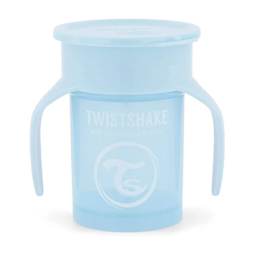 Twistshake Taza 360º +6m Azul