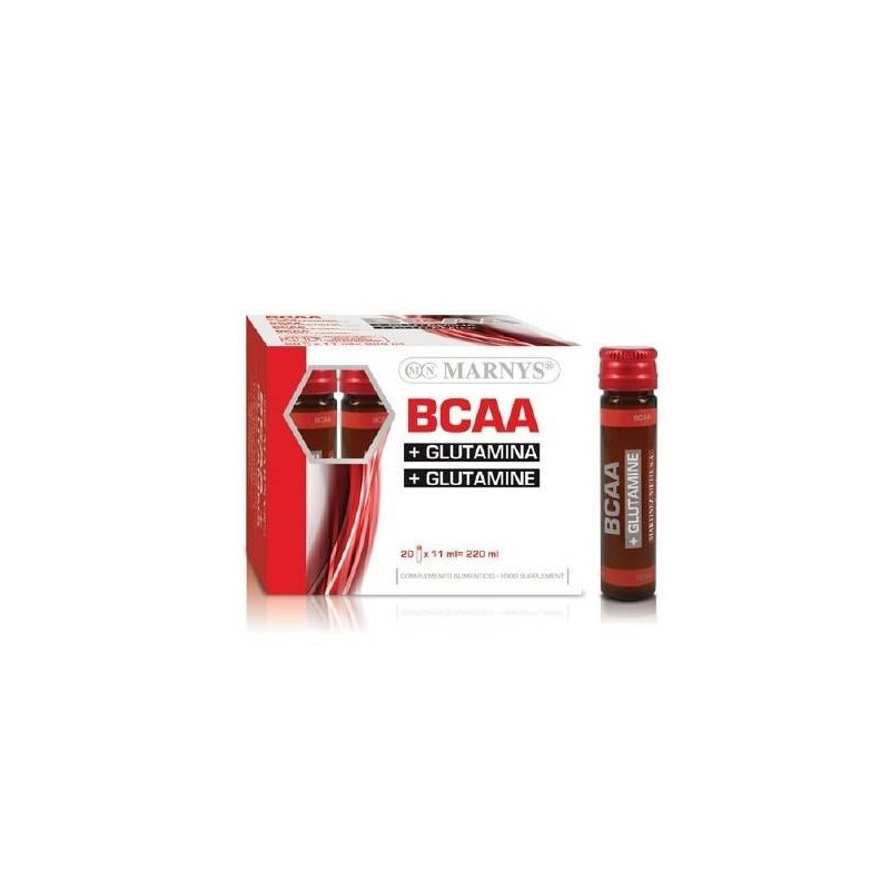 BCAA Glutamina 20 Viales Marnys