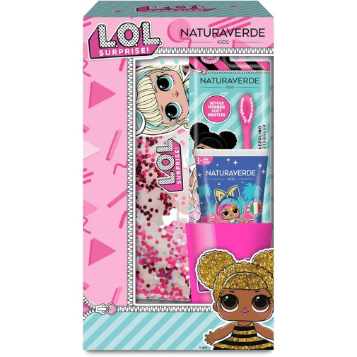 Naturaverde Kids Cepillo De Dientes Con Tapa De Lol Surprise