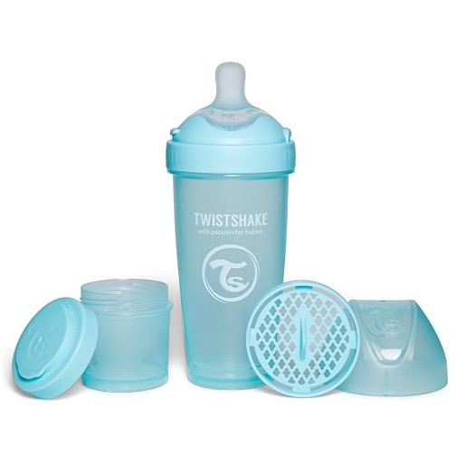 Twistshake Biberon Anticolico Azul Pastel 330ml