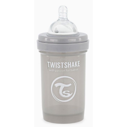 Twistshake Biberon Anticolico Gris 180ml