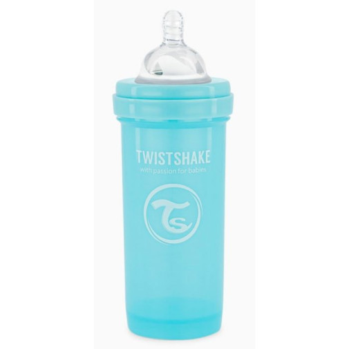 Twistshake Biberon Anticolico Azul Pastel 260ml