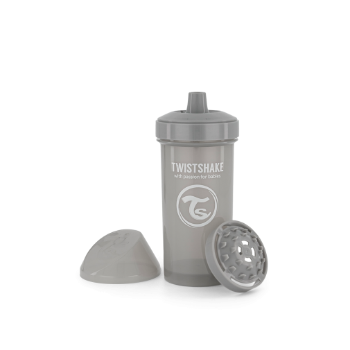 Twistshake Kid Cup Gris Pastel +12m 360ml