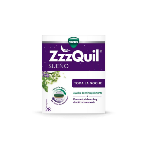 Zzzquil Sueño Toda La Noche 28 Comprimidos