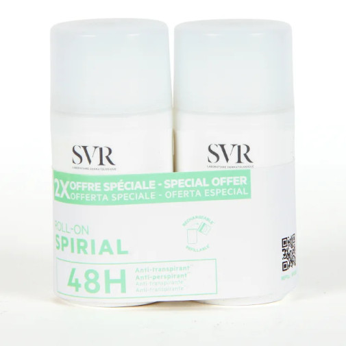 SVR Duplo Spirial Desodorante Roll On 2x50ml