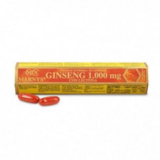 Ginseng con Lecitina 1000 mg 30 Perlas Marnys