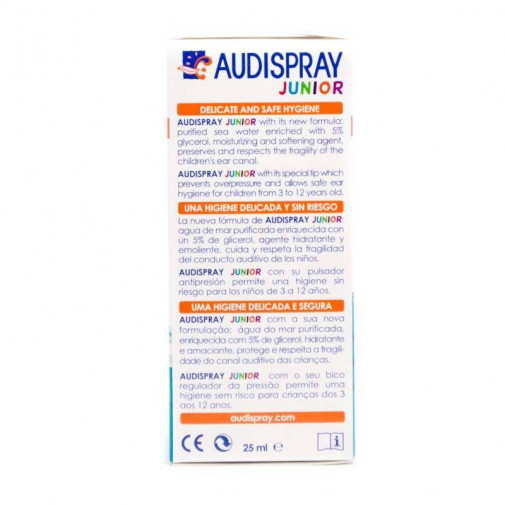 Audispray Junior Limpieza Oidos 25 Ml