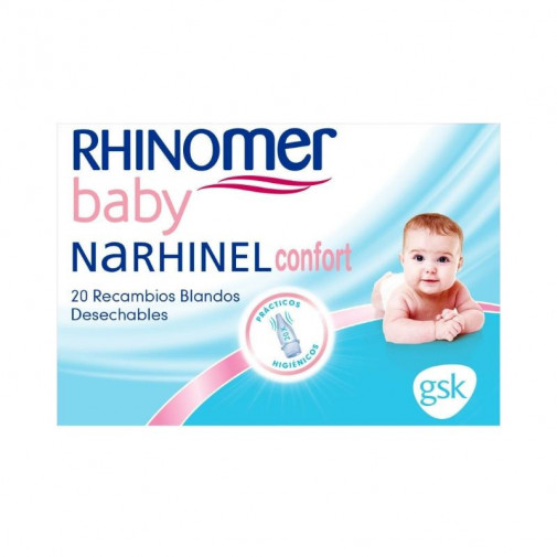 Rhinomer Baby Narhinel Confort Recambios Blandos Desechables 20uds