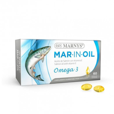 Mar In Oil Aceite De Salmon 500 mg 60 Perlas Marnys