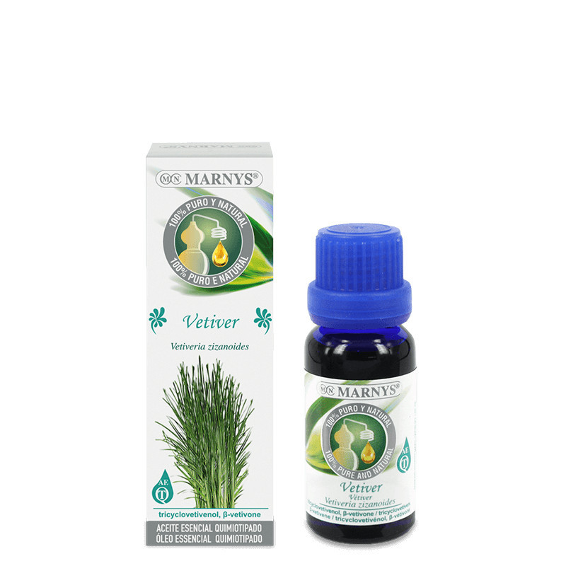 Vetiver Aceite Esencial Alimentario 15 ml Marnys