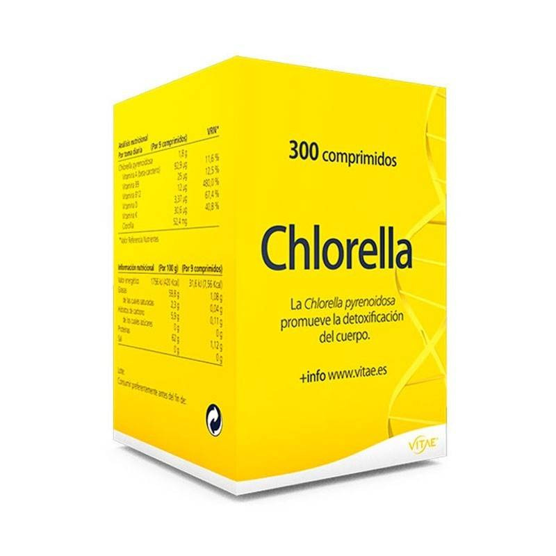 Chlorella 200 mg 300 Comprimidos Vitae