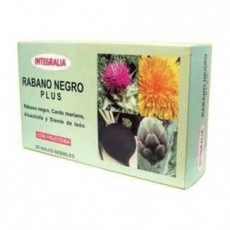 Rabano Negro Plus 20 Viales Integralia